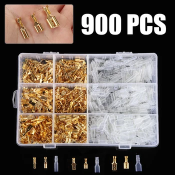 900pcs New Wire Terminals Kit Electrical Wire Crimp Connectors Male Female Spade Durable Electric Wire Connectors Set
900pcs New Wire Terminals Kit Electrical Wire Crimp Connectors Male Female Spade Durable Electric Wire Connectors Set