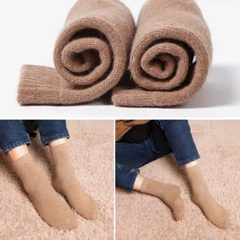 Winter Plus Velvet Warm Thick Cotton Socks Solid Color Unisex Socks Thick Wool Long Socks Deodorant Triple Hot Wool Socks new 1
Winter Plus Velvet Warm Thick Cotton Socks Solid Color Unisex Socks Thick Wool Long Socks Deodorant Triple Hot Wool Socks new 1