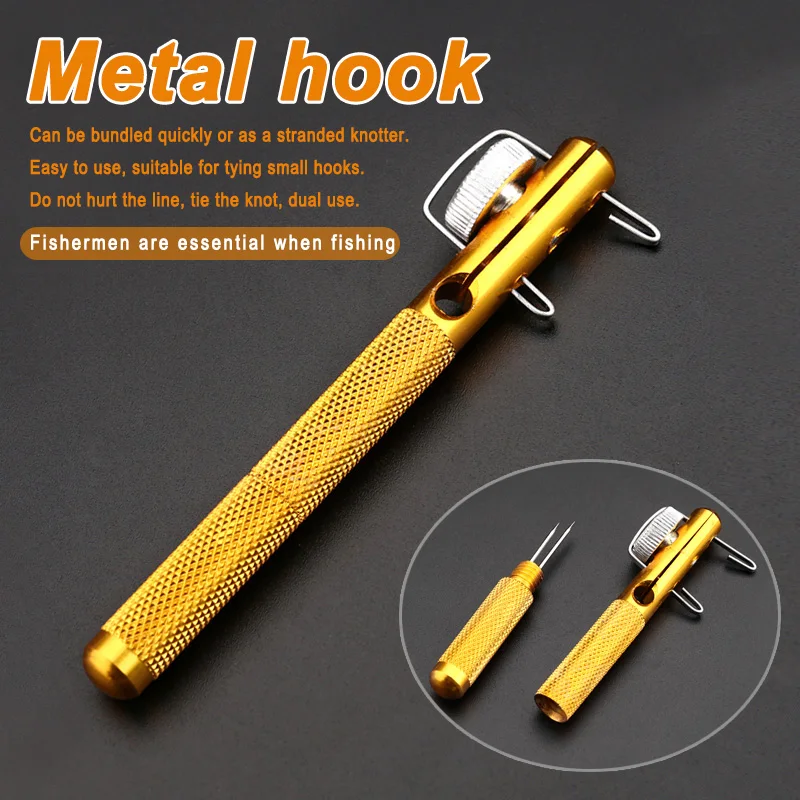 Newly Aluminum Alloy Fishing Tackle Hook Tier Fishing Line Tying Tool with Sub-line Tie Knots SD669
Newly Aluminum Alloy Fishing Tackle Hook Tier Fishing Line Tying Tool with Sub-line Tie Knots SD669