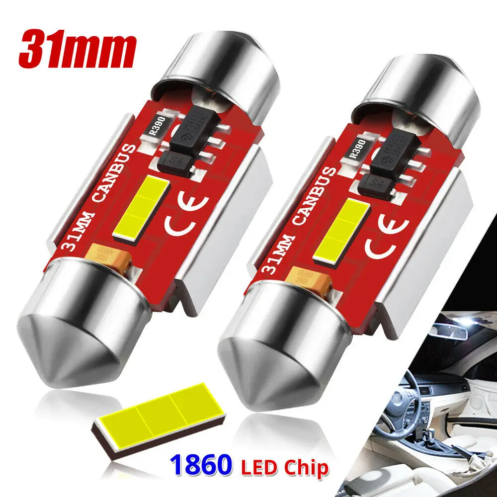 2PCS DC 12V 6000K Festoon C5W LED Bulb 1860 LED Chip SMD Decode/Canbus Light White Interior Dome Map Light Roof Lamp Wholesale
2PCS DC 12V 6000K Festoon C5W LED Bulb 1860 LED Chip SMD Decode/Canbus Light White Interior Dome Map Light Roof Lamp Wholesale