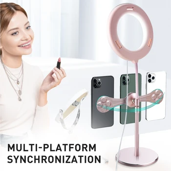 Live Broadcast Magnetic Phone Holder 3 Modes LED Fill Light Long Arms Desktop Stand Adjustable Aluminum Alloy Mount Table Lamp
Live Broadcast Magnetic Phone Holder 3 Modes LED Fill Light Long Arms Desktop Stand Adjustable Aluminum Alloy Mount Table Lamp