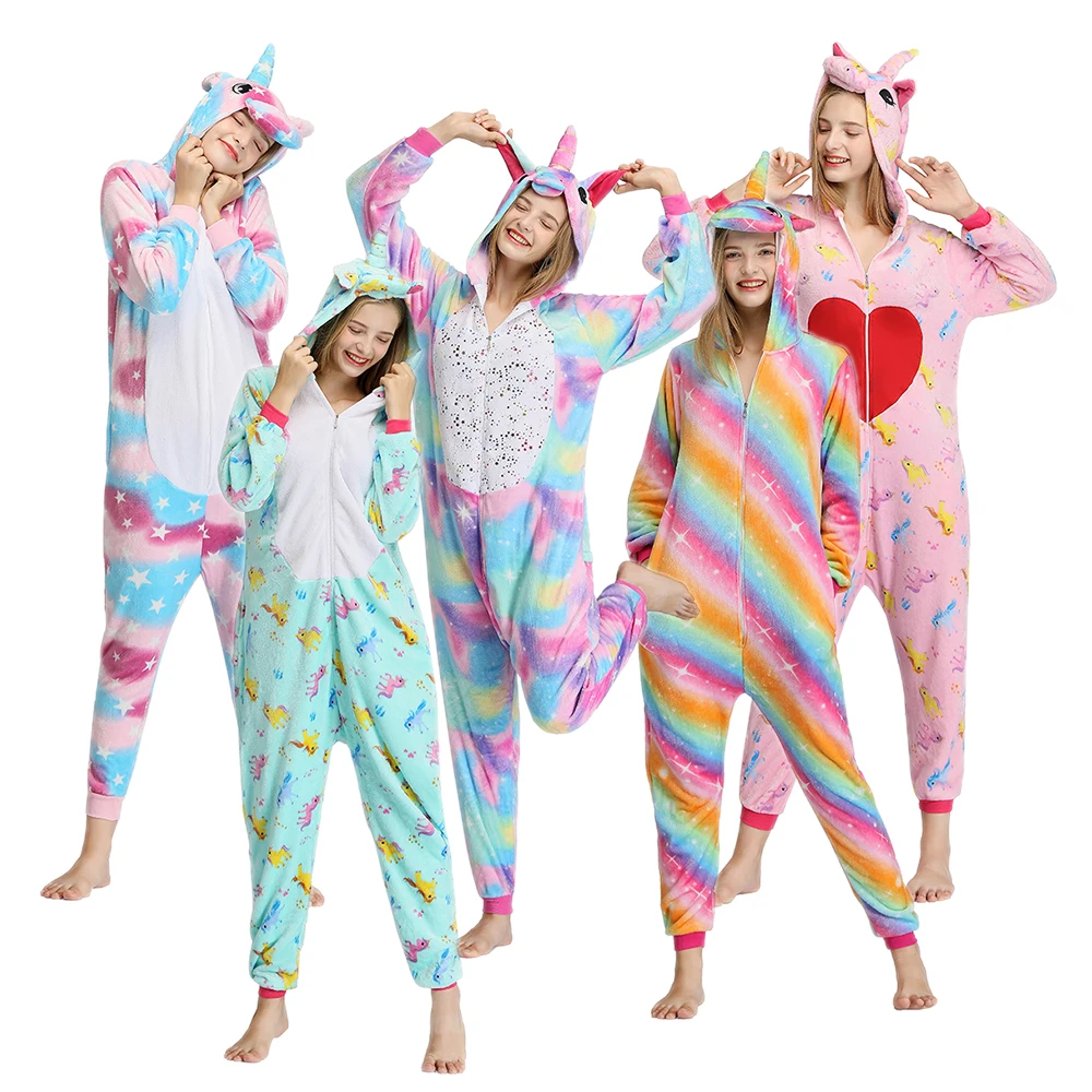 Unicorn Kigurumi Onesie Pyjama Sleepwear Unisex Adult Winter Cosplay Costume Overall Suit
Unicorn Kigurumi Onesie Pyjama Sleepwear Unisex Adult Winter Cosplay Costume Overall Suit