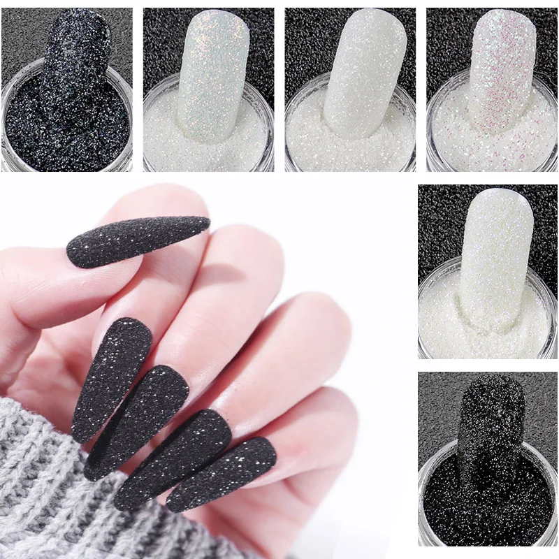 Holographic-Woolen-Sugar-Starlight-Effect-Glitter-Powder-Shinny-Sugar-Chrome-For-Nail-Art-DIY-Decors-White