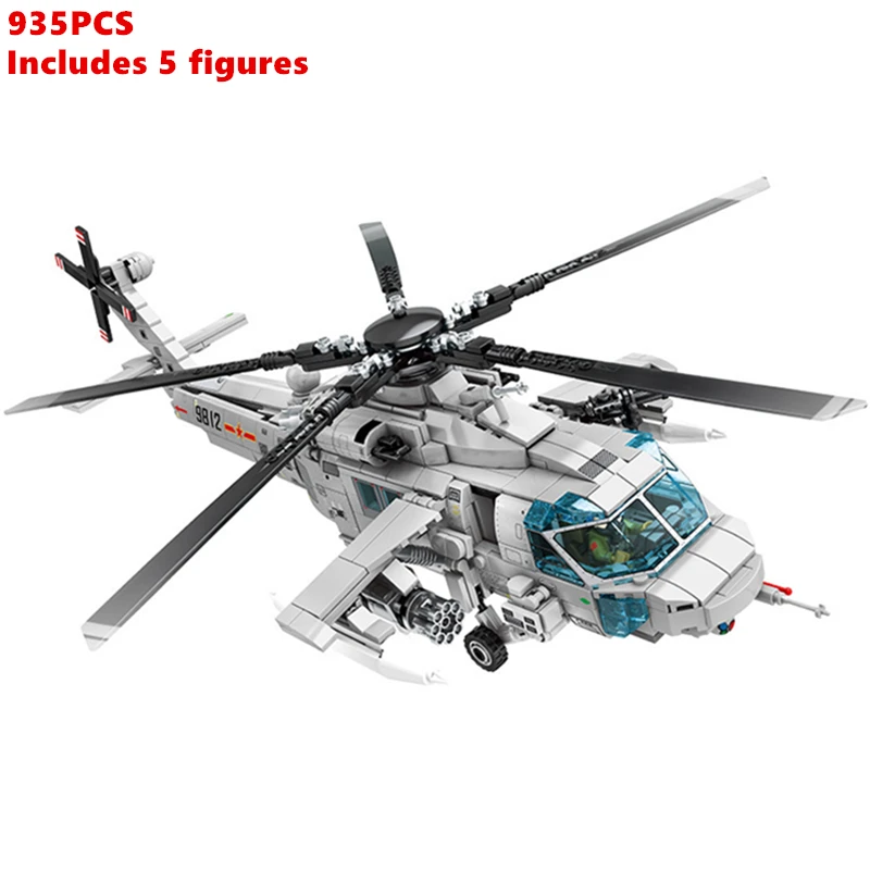 Battlefield China's 20 Armed Five blade rotor Helicopter Building Blocks Model Sets Bricks Classic Boy For Children Toys Gift
Battlefield China's 20 Armed Five blade rotor Helicopter Building Blocks Model Sets Bricks Classic Boy For Children Toys Gift