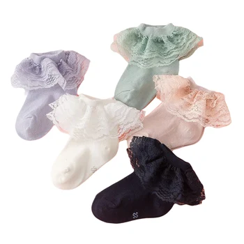 Baby’s Lace Socks, Solid Color Soft Anklet with Pleated Ruffles for Infant, Kid, Little Girls, 1-12 Years
Baby’s Lace Socks, Solid Color Soft Anklet with Pleated Ruffles for Infant, Kid, Little Girls, 1-12 Years
