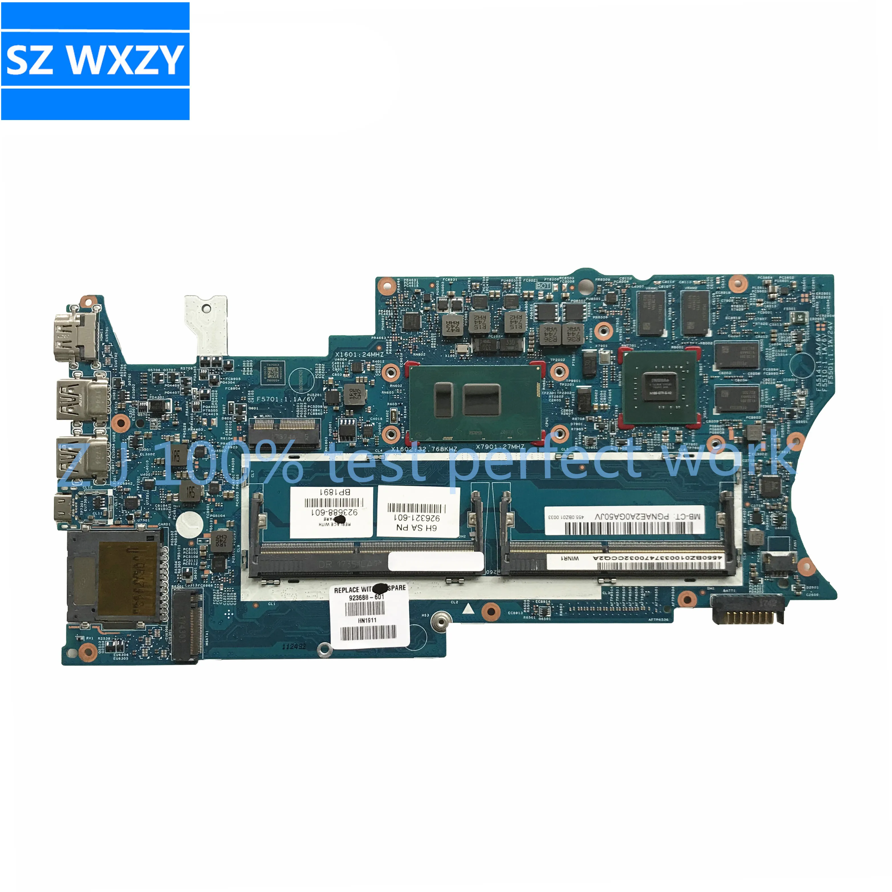 Материнская плата для ноутбука HP PAVILION X360 14-BA 923688-601 с ЦП процессором графическим