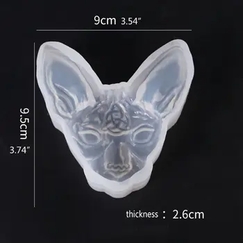 Hairless Sphinx Cat Head Pendant Resin Mold Lord Bilus Figure Mold Jewelry Tools
Hairless Sphinx Cat Head Pendant Resin Mold Lord Bilus Figure Mold Jewelry Tools
