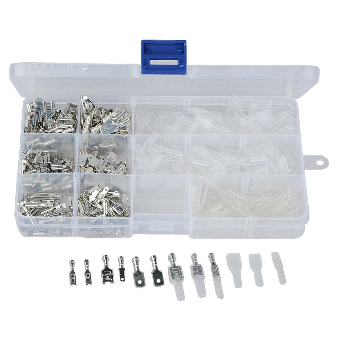 270pcs 2.8/4.8/6.3mm Insulated Electrical Wire Crimp Terminal Spade Connector Assortment Set
270pcs 2.8/4.8/6.3mm Insulated Electrical Wire Crimp Terminal Spade Connector Assortment Set