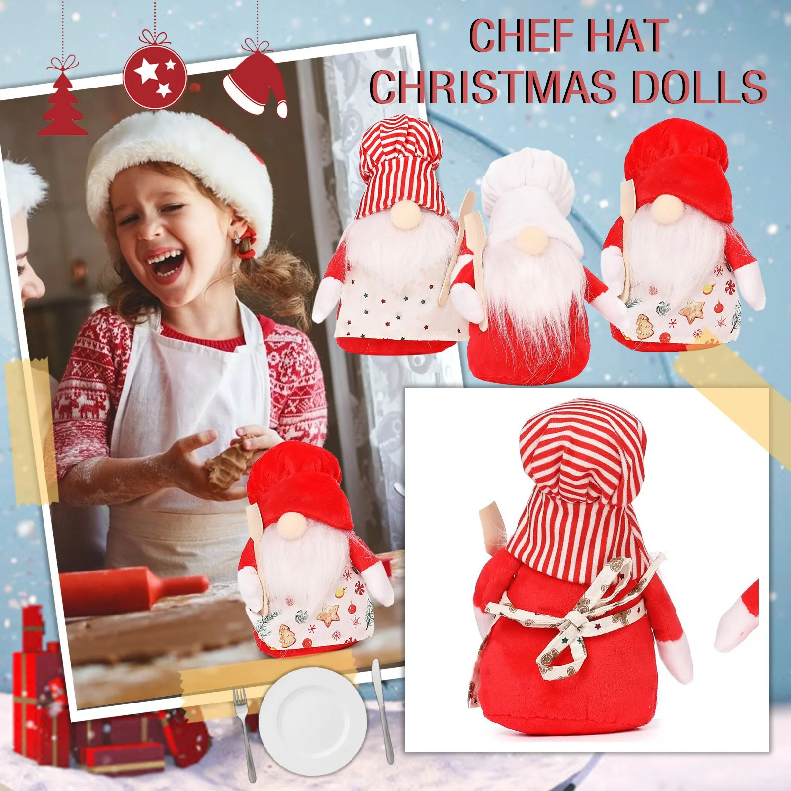 Фонарь шеф-повара Санта клау, безликая кукла, Декор ресторана, плюшевые куклы, украшения для комнаты, рабочего стола #25
Фонарь шеф-повара Санта клау, безликая кукла, Декор ресторана, плюшевые куклы, украшения для комнаты, рабочего стола #25