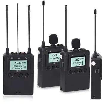 One for Three Microphone FD FM103 One for Three Wireless Microphone MIC 80M Audio Transmission LED Display Screen Microphone
One for Three Microphone FD FM103 One for Three Wireless Microphone MIC 80M Audio Transmission LED Display Screen Microphone