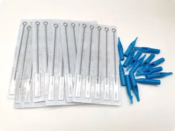 200Pcs Tattoo Needles +200Pcs Blue Short Tattoo Tips Nozzles Mixed Size Sterilized Tattoo Needles For Tattoo Supply 
200Pcs Tattoo Needles +200Pcs Blue Short Tattoo Tips Nozzles Mixed Size Sterilized Tattoo Needles For Tattoo Supply