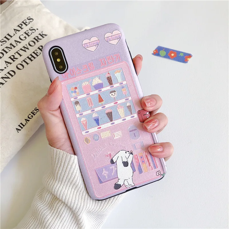 Jamular INS Korean Text Phone Case for iphone Xs max Xr Xs X 6 6s 7 8 plus non-slip Cute IMD Cat Dog Back Cover Coque
Jamular INS Korean Text Phone Case for iphone Xs max Xr Xs X 6 6s 7 8 plus non-slip Cute IMD Cat Dog Back Cover Coque