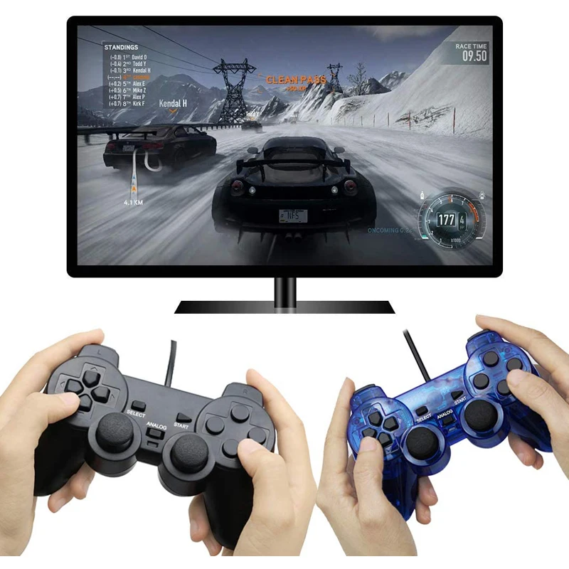 Wired Controller Gamepad For Sony PS2 Playstation2 Dualshock Console Game Joystick For PS2 Vibration Dual Shock Wired Controller
Wired Controller Gamepad For Sony PS2 Playstation2 Dualshock Console Game Joystick For PS2 Vibration Dual Shock Wired Controller