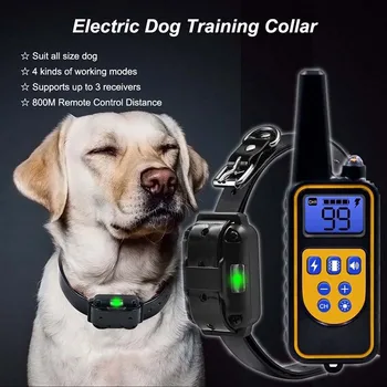 Electric Dog Training Collar Waterproof Rechargeable Remote Control Pet with LCD Display for All Size Bark-stop Collars 40% Off
Electric Dog Training Collar Waterproof Rechargeable Remote Control Pet with LCD Display for All Size Bark-stop Collars 40% Off