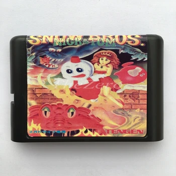 Snow Bros EU/JAP Shell for 16 bit Game Card for Genesis System for Sega Mega Drive
Snow Bros EU/JAP Shell for 16 bit Game Card for Genesis System for Sega Mega Drive