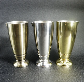 Stainless Steel Spirits/Cocktail Jigger with Fine Beaked Spout for Precise Pouring Mixed Drink Measurer
Stainless Steel Spirits/Cocktail Jigger with Fine Beaked Spout for Precise Pouring Mixed Drink Measurer