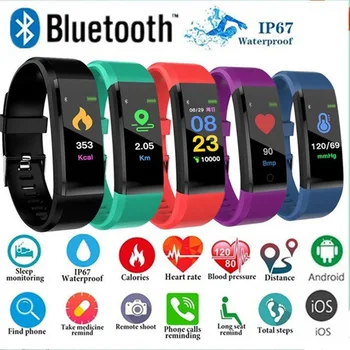 115 Plus Color Screen Smart Bacelet Monitoring Heart Rate Blood Pressure Sleep Health Detection Information To Remind Adult
115 Plus Color Screen Smart Bacelet Monitoring Heart Rate Blood Pressure Sleep Health Detection Information To Remind Adult