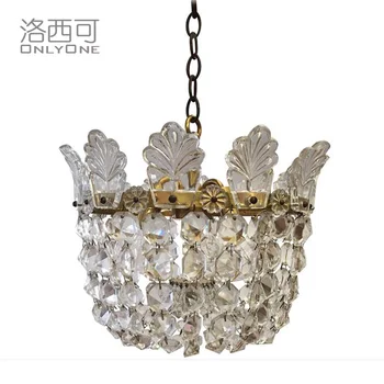 Flower basket crystal chandelier American retro French simple European bedroom dining cloakroom light luxury lamps
Flower basket crystal chandelier American retro French simple European bedroom dining cloakroom light luxury lamps