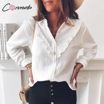 Conmoto ruffles white autumn winter 2019 women blouse shirt ladies causal blouses shirts casual plus size lace blusas mujer
Conmoto ruffles white autumn winter 2019 women blouse shirt ladies causal blouses shirts casual plus size lace blusas mujer
