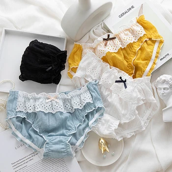 New Bow-Knot Girly Underpants Fashion Low-Waist Lace Panties Female Bag Hip Comfortable Briefs Womens Underwear
New Bow-Knot Girly Underpants Fashion Low-Waist Lace Panties Female Bag Hip Comfortable Briefs Womens Underwear