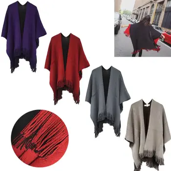 Women's Blanket Oversized Scarf Wrap Shawl Knit Wrap Poncho Scarf Tassel Fringe CORD
Women's Blanket Oversized Scarf Wrap Shawl Knit Wrap Poncho Scarf Tassel Fringe CORD