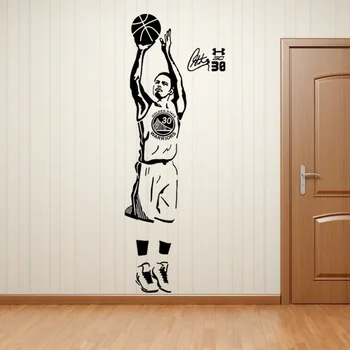 Sports Star Basketball Players Wall Decals Stephen Curry Stickers For Boy`s Room And School Easy Paste With Removable WL151
Sports Star Basketball Players Wall Decals Stephen Curry Stickers For Boy`s Room And School Easy Paste With Removable WL151