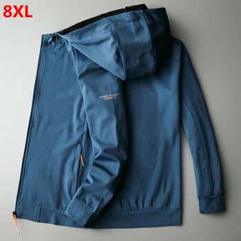 Oversized men's sports jacket spring and autumn loose jacket plus size hooded casual coats men clothes big size 8XL
Oversized men's sports jacket spring and autumn loose jacket plus size hooded casual coats men clothes big size 8XL