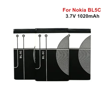 3PCS Lithium Li-Po 3.7V 1020mAh Battery BL-5C BL 5C For Nokia 6267 6270 6330 6555 6600 6620 6630 1100 1101 1110 1112 1208 1600
3PCS Lithium Li-Po 3.7V 1020mAh Battery BL-5C BL 5C For Nokia 6267 6270 6330 6555 6600 6620 6630 1100 1101 1110 1112 1208 1600