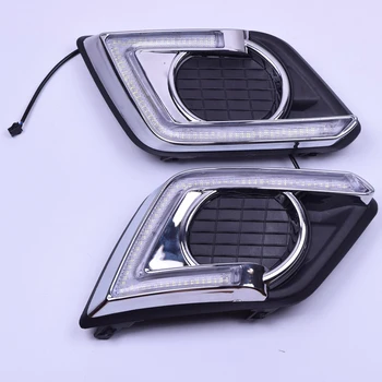 2Pcs/Set LED Car DRL Daytime Running Lights Turn Signal for Nissan Xtrail X-trail 2014 2015 2016 Auto Styling
2Pcs/Set LED Car DRL Daytime Running Lights Turn Signal for Nissan Xtrail X-trail 2014 2015 2016 Auto Styling