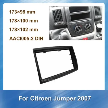 2DIN Car Radio Fascia for Citroen Jumper 2007 Audio Player Stereo DVD Panel Adapter Frame Dash Mount Installation Kit 
2DIN Car Radio Fascia for Citroen Jumper 2007 Audio Player Stereo DVD Panel Adapter Frame Dash Mount Installation Kit