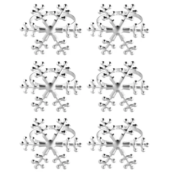 6 Pcs Christmas Snowflake Napkin Ring Table Setting Table Setting Napkin Holder Dinner Decor for Home Banquet Party Hotel
6 Pcs Christmas Snowflake Napkin Ring Table Setting Table Setting Napkin Holder Dinner Decor for Home Banquet Party Hotel