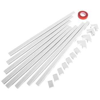 One-Cord Channel Cable Concealer - CMC-03 Cord Cover Wall Cable Management System - 125 Inch Cable Hider Raceway Kit
One-Cord Channel Cable Concealer - CMC-03 Cord Cover Wall Cable Management System - 125 Inch Cable Hider Raceway Kit