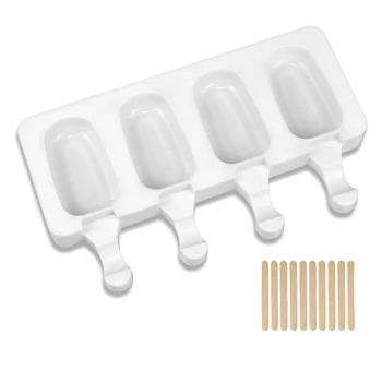 sicle Mold,Ice Cream Maker Handmade Ice Cream Bar Mold Oval with 50 Pieces Natural Wood Craft Sticks-White
sicle Mold,Ice Cream Maker Handmade Ice Cream Bar Mold Oval with 50 Pieces Natural Wood Craft Sticks-White