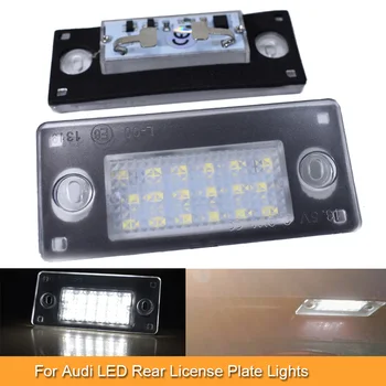 18SMD Free Error White LED License Plate Lights Lamp for Audi A3 8L 1996-2003 A4 Avant 1994-2001 car styling 
18SMD Free Error White LED License Plate Lights Lamp for Audi A3 8L 1996-2003 A4 Avant 1994-2001 car styling