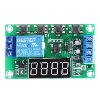 1PCS 5/12/24V Relay Module Cycle Trigger Delay 1 Channel Power-off Delay Timing Circuit Timer Switch with Display
1PCS 5/12/24V Relay Module Cycle Trigger Delay 1 Channel Power-off Delay Timing Circuit Timer Switch with Display