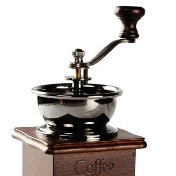 Classical Wooden Manual Coffee Grinder Hand Stainless Steel Retro Coffee Spice Mini Burr Mill With High-quality Ceramic Millston
Classical Wooden Manual Coffee Grinder Hand Stainless Steel Retro Coffee Spice Mini Burr Mill With High-quality Ceramic Millston
