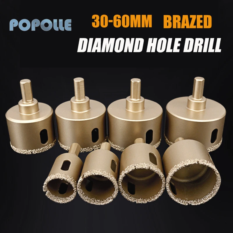 Сверло с алмазным покрытием для керамической плитки, мраморного стекла, 30-60 мм
Сверло с алмазным покрытием для керамической плитки, мраморного стекла, 30-60 мм