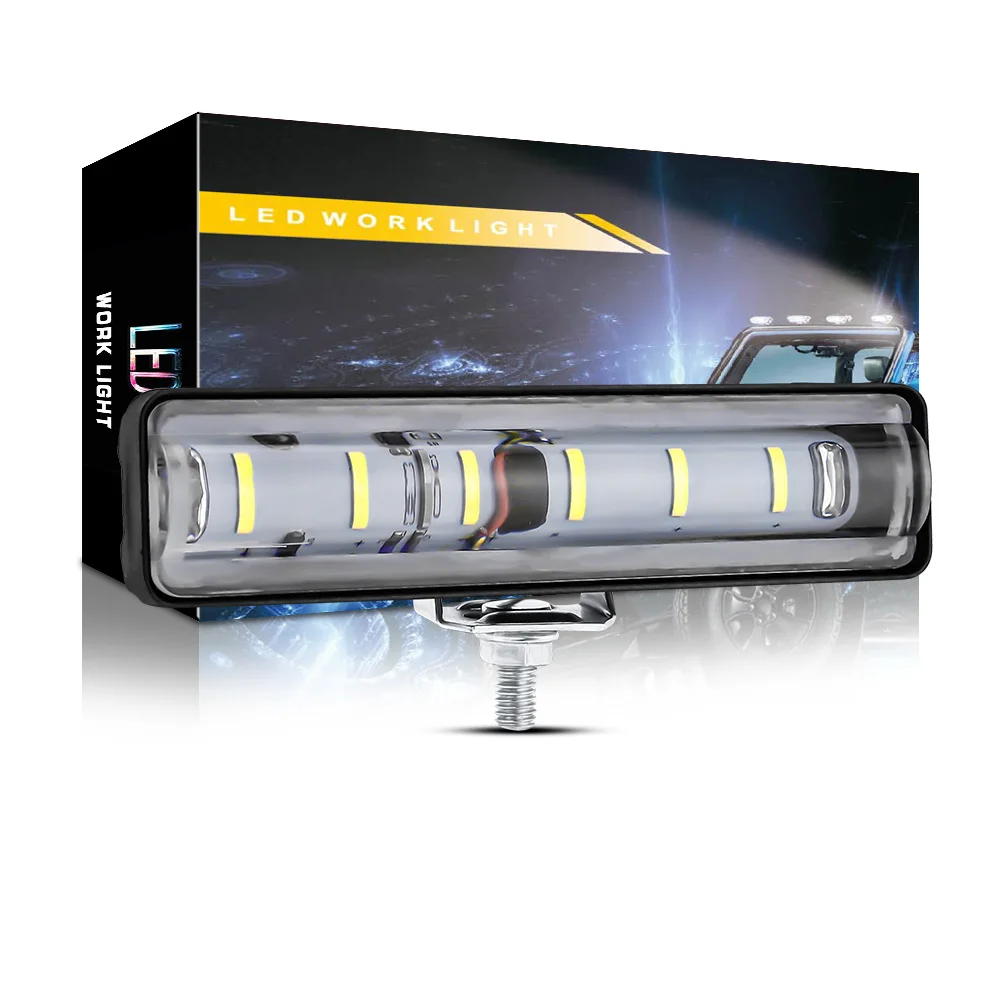 6 LEDs Double 18W LED 1200LM Work Light Bar Driving Lamp DC 12-60V 6500-7500K Working Light For SUV Tractor Trucks
6 LEDs Double 18W LED 1200LM Work Light Bar Driving Lamp DC 12-60V 6500-7500K Working Light For SUV Tractor Trucks