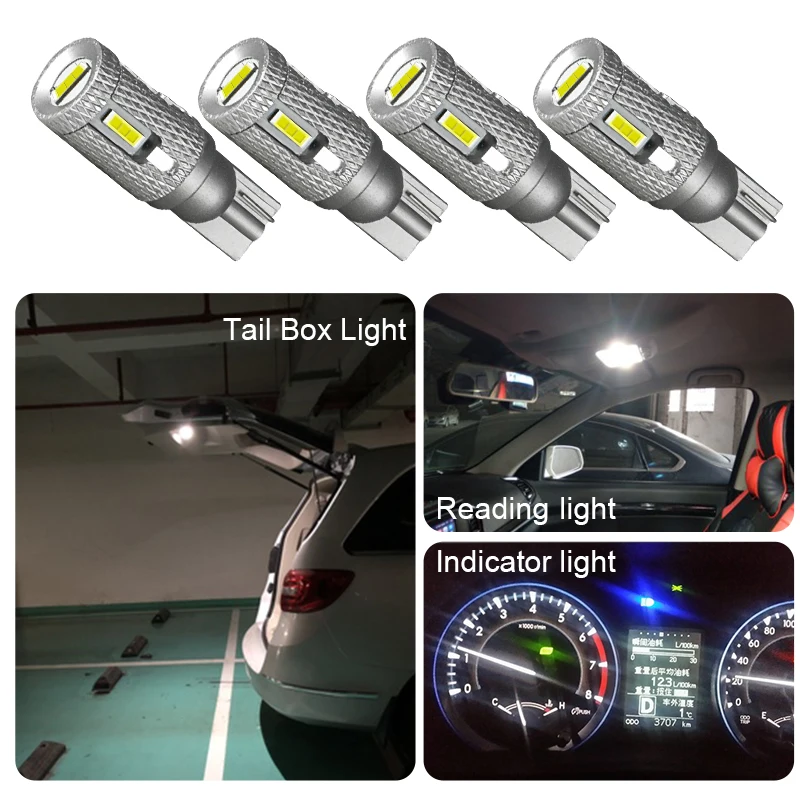CNSUNNYLIGHT 2PCS T10 T15 T16 W16W LED Car Trunk Lamp Tail Brake Reading Signal Interior Light Auto Interior Lamp Parking Bulbs
CNSUNNYLIGHT 2PCS T10 T15 T16 W16W LED Car Trunk Lamp Tail Brake Reading Signal Interior Light Auto Interior Lamp Parking Bulbs