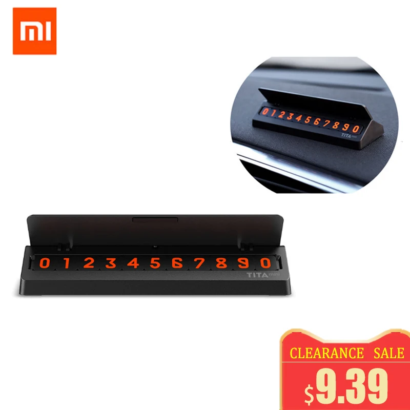 Original Xiaomi mijia Bcase TITA Flip Type Car Temperary Parking Phone Number Card Plate Mini Car Decoration For xiaomi Mi home
Original Xiaomi mijia Bcase TITA Flip Type Car Temperary Parking Phone Number Card Plate Mini Car Decoration For xiaomi Mi home