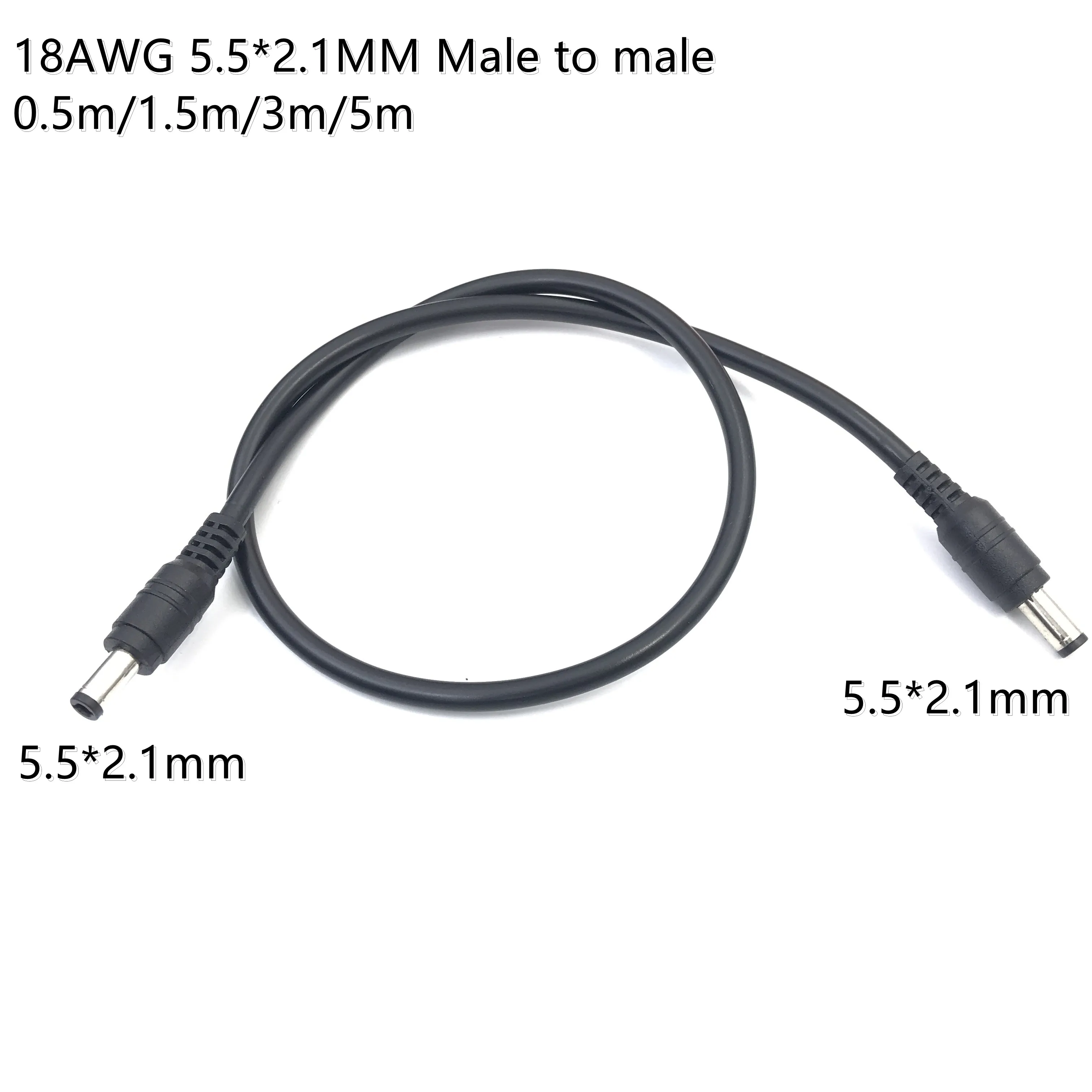 18AWG Разъем питания постоянного тока 5,5x2,1 мм штекер до 5,5x2,1 мм штекер адаптера видеонаблюдения кабель 12 В 10 А удлинительные шнуры питания 0,5 м/1,5 м
18AWG Разъем питания постоянного тока 5,5x2,1 мм штекер до 5,5x2,1 мм штекер адаптера видеонаблюдения кабель 12 В 10 А удлинительные шнуры питания 0,5 м/1,5 м