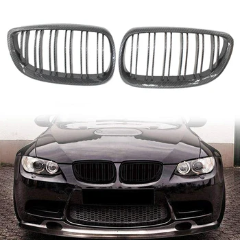 Carbon Fiber Gloss Black for BMW E92 E93 2006-2009 Coupe M3 Front Kidney Twin Fins Grille Grill Replacement
Carbon Fiber Gloss Black for BMW E92 E93 2006-2009 Coupe M3 Front Kidney Twin Fins Grille Grill Replacement