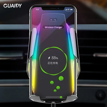 10W Car Charger Wireless Quick Charging Phone Holder Gravity Rotation Adjustment LED Adapter For iPhone Samsung Compatible
10W Car Charger Wireless Quick Charging Phone Holder Gravity Rotation Adjustment LED Adapter For iPhone Samsung Compatible
