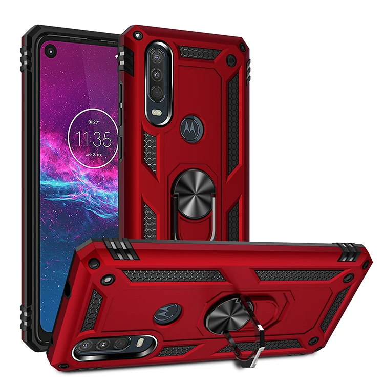 for Motorola Moto One Action Armor Shockproof Case for Moto One Action Military Protective Magnet Car Holder Ring Case Cover
for Motorola Moto One Action Armor Shockproof Case for Moto One Action Military Protective Magnet Car Holder Ring Case Cover