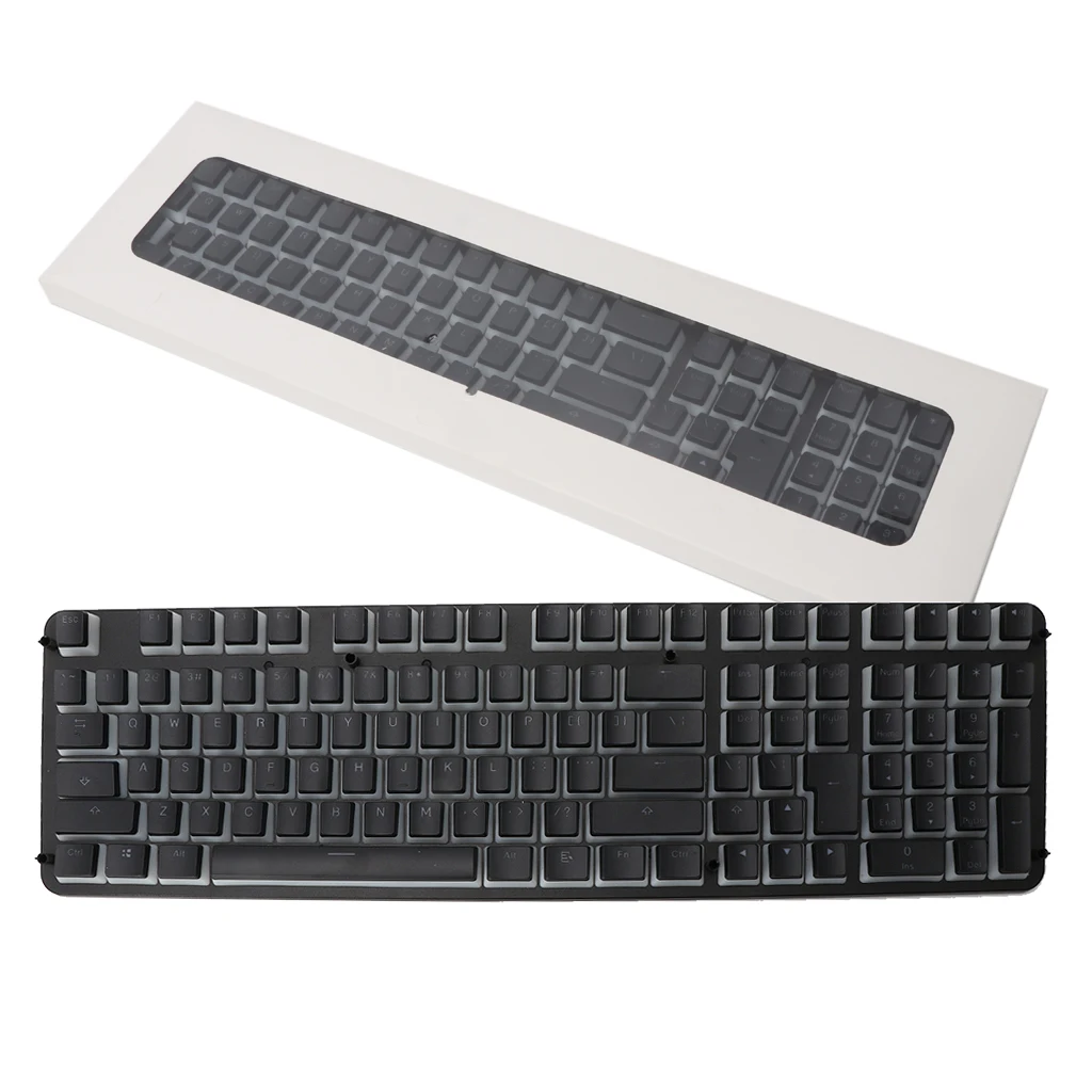 RGB 110 Keycaps ANSI Layout Add ISO PBT Pudding Double Skin Milk Shot Backlit Keycap With Keycap Storage Board For OEM Cherry
RGB 110 Keycaps ANSI Layout Add ISO PBT Pudding Double Skin Milk Shot Backlit Keycap With Keycap Storage Board For OEM Cherry