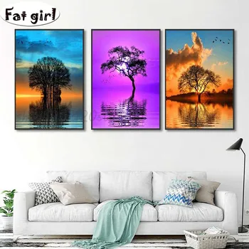 5D Square/round Diy Diamond Embroidery Multi-view tree mosaic landscape patterns Diamond Painting cross stitch sale decoration
5D Square/round Diy Diamond Embroidery Multi-view tree mosaic landscape patterns Diamond Painting cross stitch sale decoration