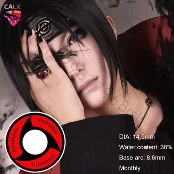 Cosplay Color Contact Lens Uchiha Izuna Visible Colored Contact Lenses Eye Makeup Beautiful Pupil Halloween Holiday Decoration
Cosplay Color Contact Lens Uchiha Izuna Visible Colored Contact Lenses Eye Makeup Beautiful Pupil Halloween Holiday Decoration