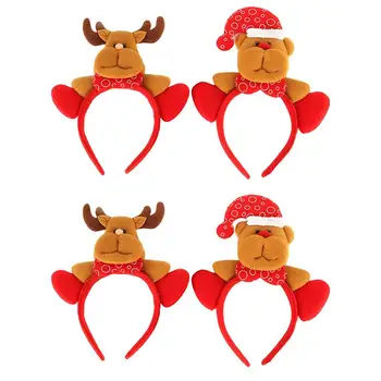 4pc Christmas Hair Hoop Lovely Fashion Pretty Exquisite Stylish Creative Christmas Antlers Headband Christmas Bear Headdress
4pc Christmas Hair Hoop Lovely Fashion Pretty Exquisite Stylish Creative Christmas Antlers Headband Christmas Bear Headdress