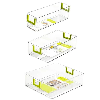 New Clear Plastic Refrigerator Food Drink Organizer Bins Fruit Storage Box with Handle,for Kitchen Pantry
New Clear Plastic Refrigerator Food Drink Organizer Bins Fruit Storage Box with Handle,for Kitchen Pantry