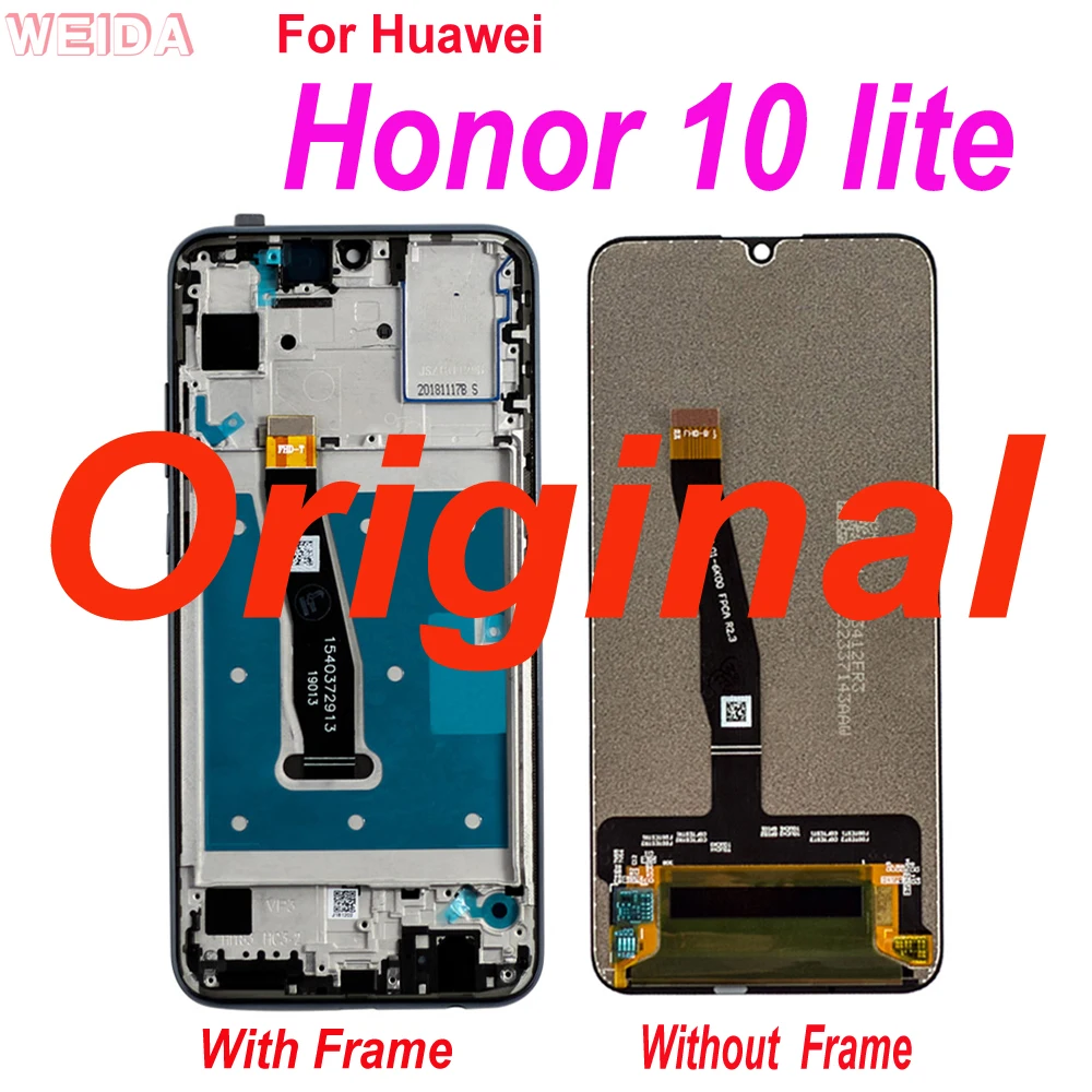 Original LCD For Huawei Honor 10 lite LCD Display Touch Screen Digitizer Assembly with frame for honor 10 lite HRY-LX1 HRY-L21
Original LCD For Huawei Honor 10 lite LCD Display Touch Screen Digitizer Assembly with frame for honor 10 lite HRY-LX1 HRY-L21